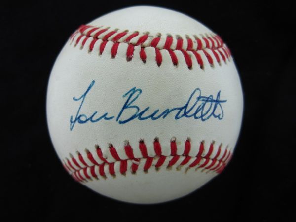 Lou Burdette Signed Official National League Baseball PSA/DNA