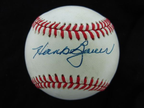 Hank Bauer Signed Official American League Baseball PSA/DNA