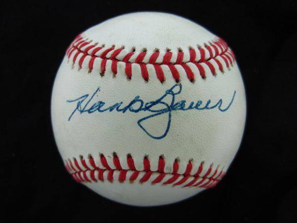 Hank Bauer Signed Official American League Baseball PSA/DNA
