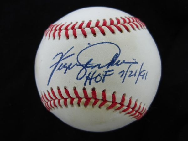 Fergie Jenkins HOF 7/21/91 Signed Official National League Baseball PSA/DNA