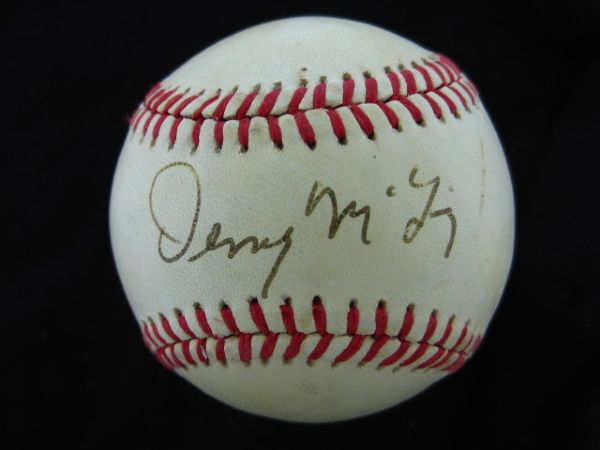 Denny McLain Signed Official American League Baseball PSA/DNA