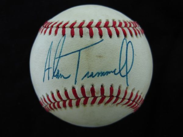 Alan Trammell Signed Official American League Baseball PSA/DNA