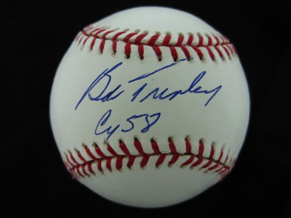 Bob Turley Cy 58 Signed Official Major League Baseball PSA/DNA