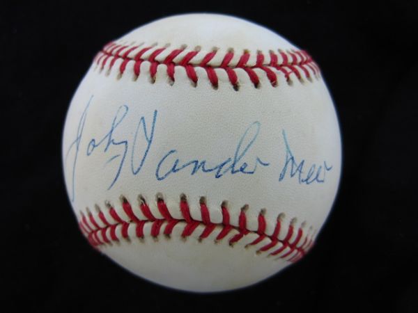Johnny Vander Meer Signed Official National League Baseball PSA/DNA