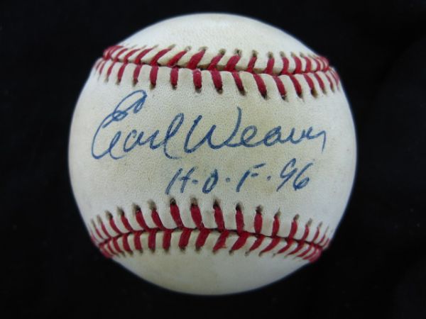 Earl Weaver HOF 96 Signed Official American League Baseball PSA/DNA