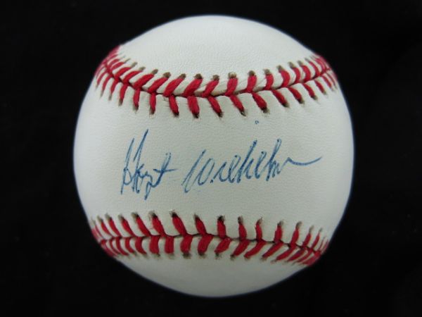 Hoyt Wilhelm Signed Official American League Baseball PSA/DNA