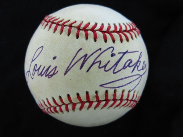 Lou Whitaker Signed Official American League Baseball PSA/DNA
