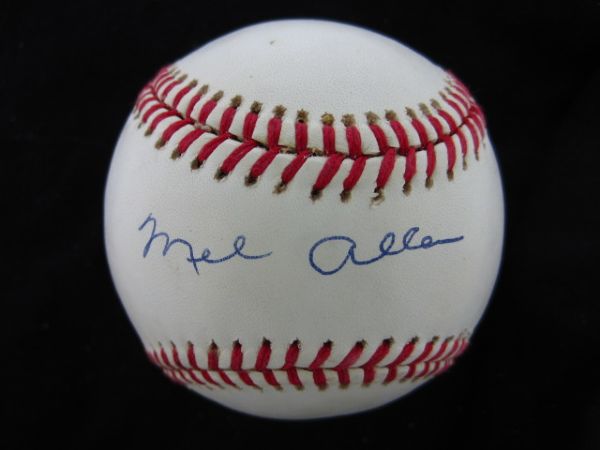 Mel Allen Signed Official American League Baseball PSA/DNA
