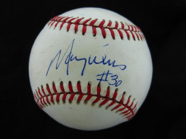 Maury Wills #30 Signed Official American League Baseball PSA/DNA
