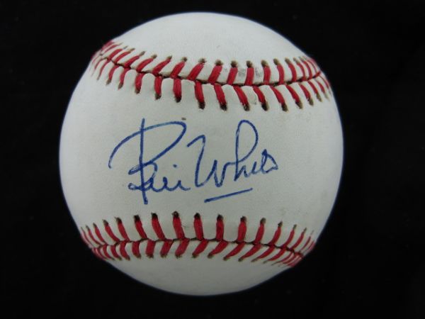 Bill White Signed Official National League Baseball PSA/DNA