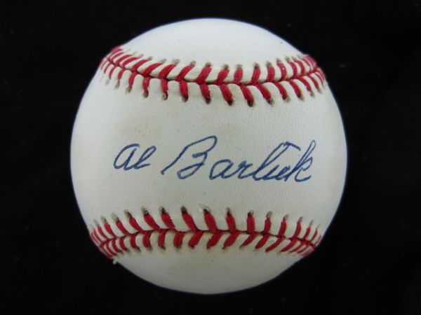 Al Barlick Signed Official National League Baseball PSA/DNA
