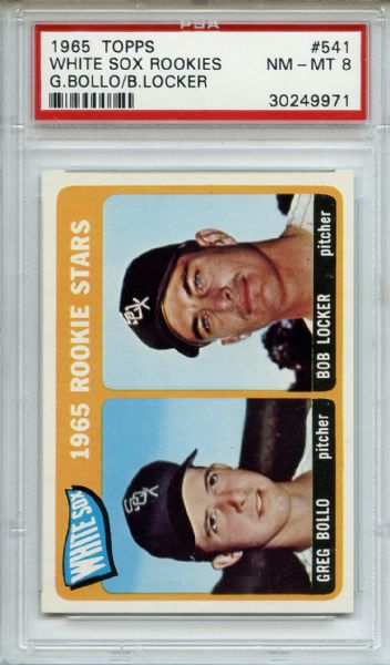 1965 Topps 541 Chicago White Sox Rookies PSA NM-MT 8