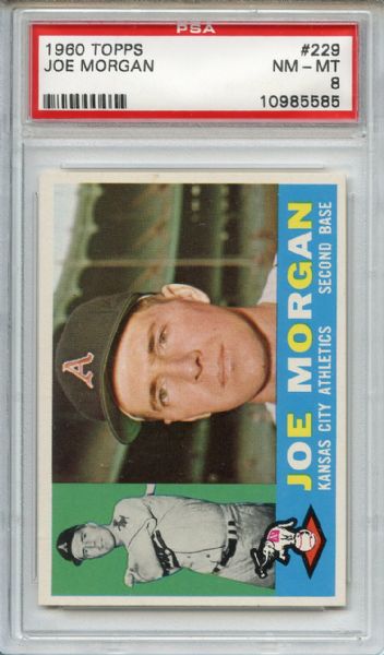 1960 Topps 229 Joe Morgan PSA NM-MT 8