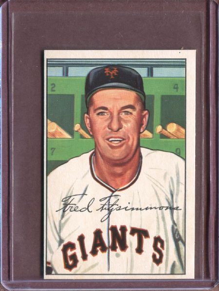 1952 Bowman 234 Fred Fitzsimmons CO EX #D52266