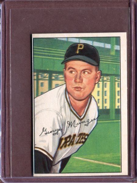 1952 Bowman 243 George Munger EX #D52271