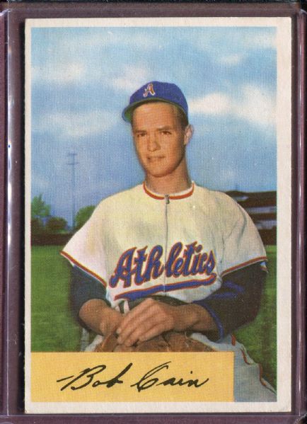 1954 Bowman 195 Bob Cain EX #D52519
