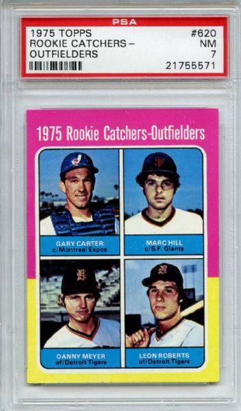 1975 Topps 620 Gary Carter RC PSA NM 7