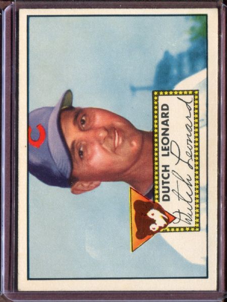 1952 Topps 110 Dutch Leonard EX #D3889