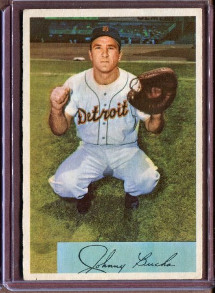 1954 Bowman 215 Johnny Bucha EX #D4090