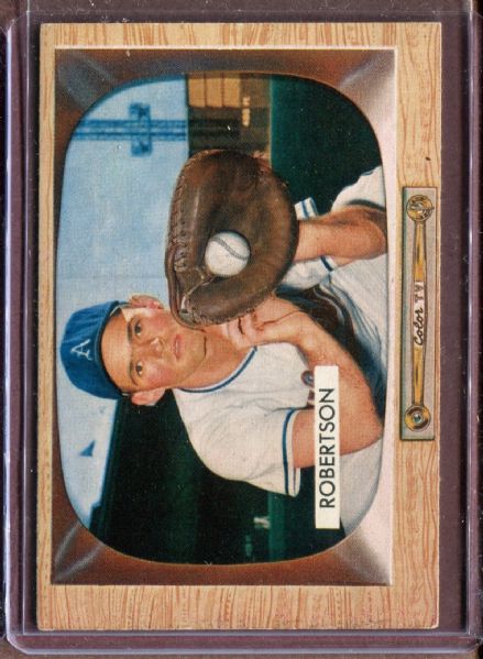 1955 Bowman 5 Jim Robertson EX #D4264