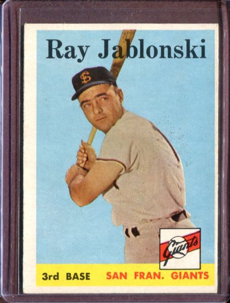 1958 Topps 362 Ray Jablonski EX #D4591