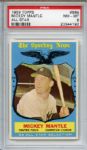 1959 Topps 564 Mickey Mantle All Star PSA NM-MT 8