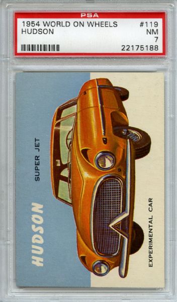 1954 World On Wheels 119 Hudson PSA NM 7