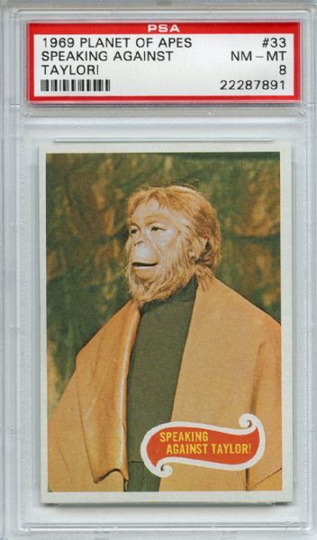 1969 Planet of the Apes 33 Speaking Against Taylor! PSA NM-MT 8
