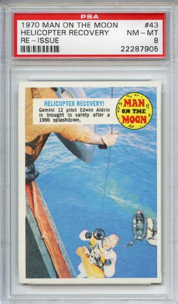1970 Manon the Moon Re-Issue 43 Helicopter Recovery PSA NM-MT 8