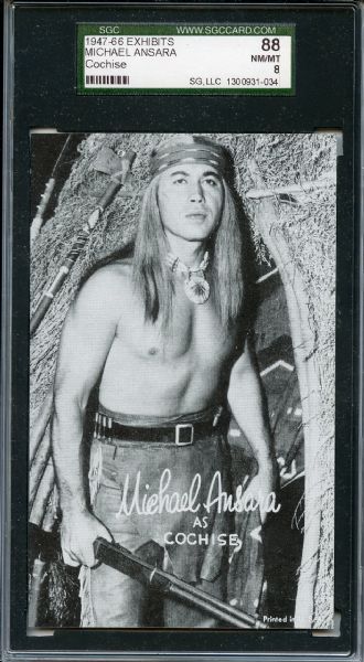 1947-66 Exhibits Michael Ansara Cochise SGC NM/MT 88 / 8