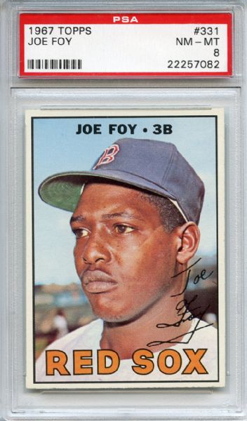 1967 Topps 331 Joe Foy PSA NM-MT 8
