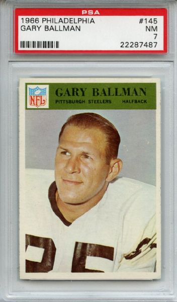 1966 Philadelphia 145 Gary Ballman PSA NM 7