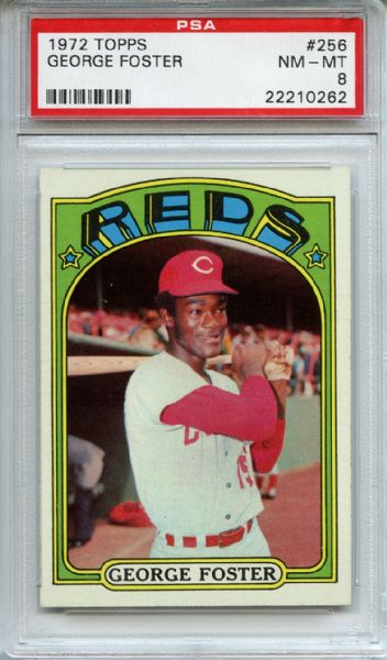 1972 Topps 256 George Foster PSA NM-MT 8