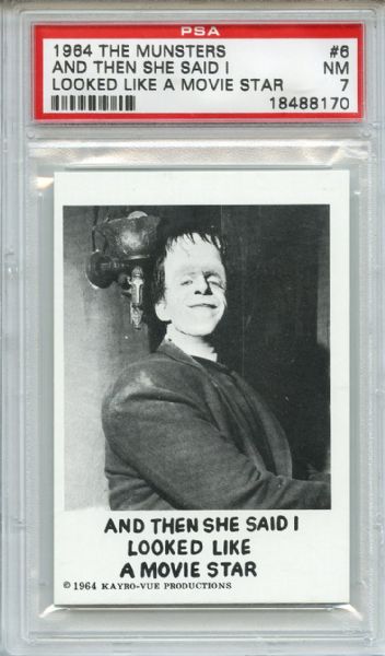 1964 The Munsters 6 And Then She Said PSA NM 7