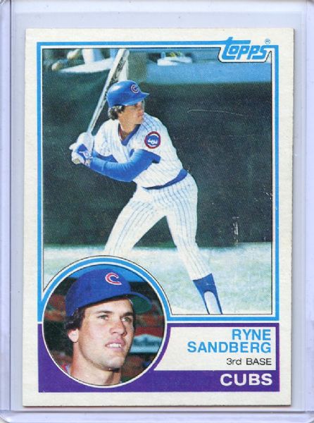 1983 Topps 83 Ryne Sandberg RC NM