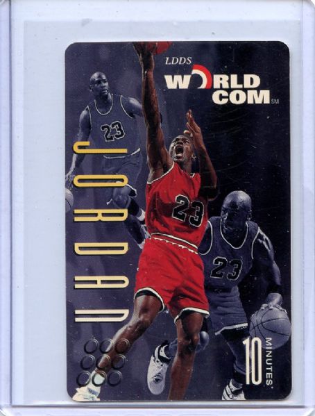 1996 WorldCom Phonecard 10 Minutes Michael Jordan