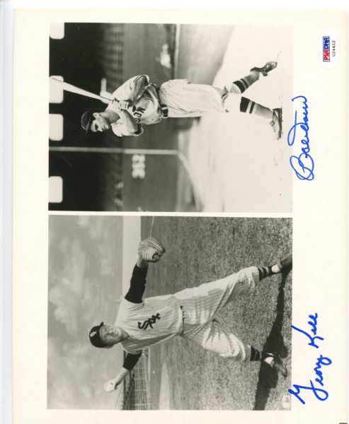 George Kell Bobby Doerr Signed 8 x 10 Photograph PSA/DNA w/COA