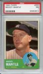 1963 Topps 200 Mickey Mantle PSA NM 7