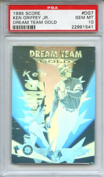 1995 Score Dream Team Gold DG7 Ken Griffey Jr PSA GEM MT 10