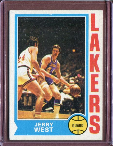 1974 Topps 176 Jerry West EX-MT