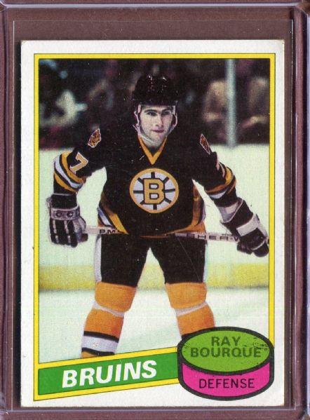 1980 Topps 140 Ray Bourque VG-EX