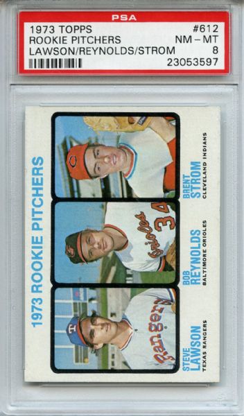 1973 Topps 612 Rookie Pitchers PSA NM-MT 8