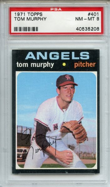 1971 Topps 401 Tom Murphy PSA NM-MT 8
