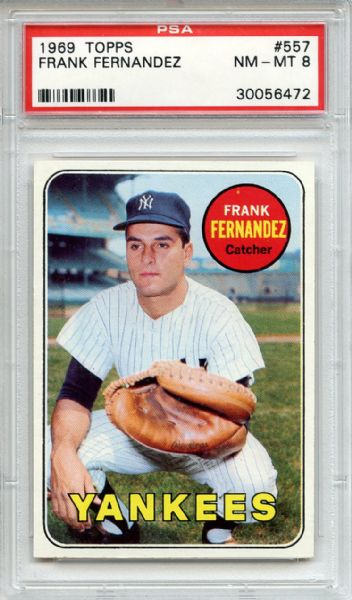 1969 Topps 557 Frank Fernandez PSA NM-MT 8