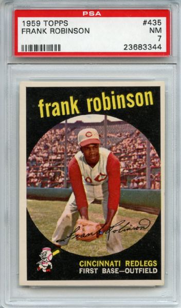 1959 Topps 435 Frank Robinson PSA NM 7