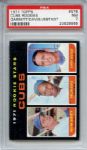1971 Topps 576 Chicago Cubs Rookies PSA NM 7