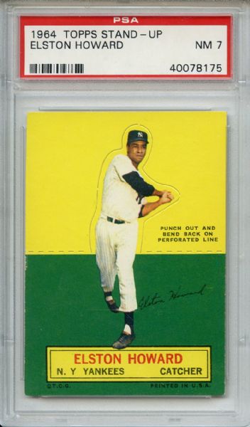 1964 Topps Stand-Up Elston Howard PSA NM 7