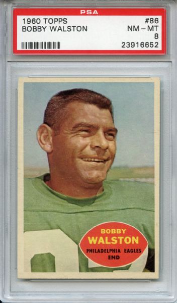 1960 Topps 86 Bobby Walston PSA NM-MT 8