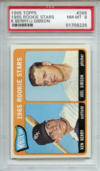 1965 Topps 368 Chicago White Sox Rookies PSA NM-MT 8