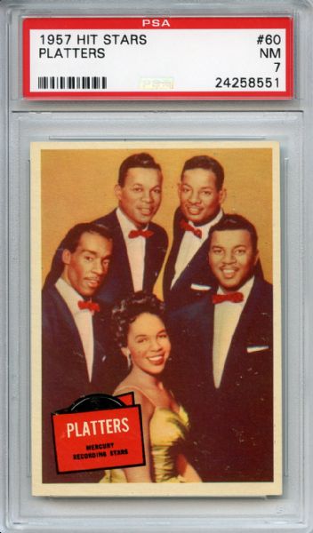 1957 Hit Stars 60 Platters PSA NM 7